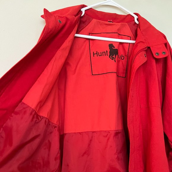 Vintage Red Hunt Club Casual Lightweight Fashion Jacket - Men's Large - Picture 4 of 12